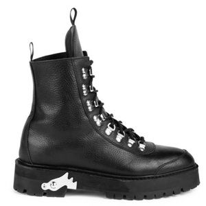 OFF-WHITE Black Hiking Boots, NWB, size 40